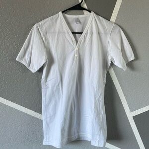 American Apparel Henley Tee